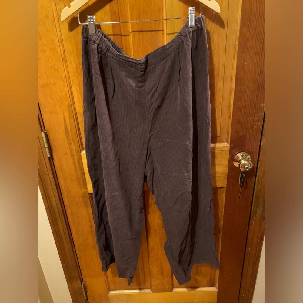 Flax Cord Pants . Vintage size lg